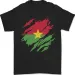 Torn Burkina Faso Flag Day Football Mens T-Shirt Mens Womens Tees Top 100% Cotton_viptrois.com