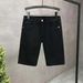 2025 2025 Summer Lightweight Denim Shorts For Men Korean Style Trendy Ripped Slim Fit Casual Fashion Brand Pants_viptrois.com