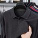 Collar Button Knit Sweater For Autumn And Winter With Core Spun Yarn, Men's Sweater And Sweater_viptrois.com