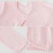 Breathable Baby Girls' Knit Cardigan – Lightweight Long-Sleeve Cotton Openwork Top For Spring & Summer (5-13 Size, Pink/White, Cotton, A-Class Safety)_viptrois.com