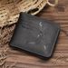 Wallet Card Cases Baseball Player Embossed Men's Short Chain Wallet Large Capacity Three Fold Coin Bag_viptrois.com