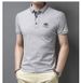 Men's Half Sleeve Polo Shirt Summer Lapel Embroidery Fashion Casual Sports Top For Middle-Aged And Young People_viptrois.com