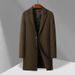 Men's Clothing autumn and winter all match Silk cotton detachable liner double sided wool coat men's mid length wool coat jacket men_viptrois.com