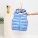Kids' Quilted Puffer Vest – Lightweight Hooded Outerwear With Easy-Clean Coating (1-5 Years, 80-120cm, Unisex, Cartoon Prints)_viptrois.com