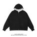 Loom RDJ European And American Style Color-Block Cardigan Men's Fashion Brand High-End Hooded Loose Heavy Zipper Sweatshirt_viptrois.com