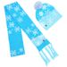 Christmas hat scarf outdoor suit Christmas hat children's colorful scarf with fur ball hat LED colored light_viptrois.com