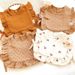 Newborn Bibs Infant Burp Cloths Baby Stuff Feeding Drool Bandana Saliva Towel Toddler Ruffle Floral Bib Baby Accessories_viptrois.com