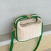Mini Bag Straw Bag Bucket Bag Hand Held Messenger Bag Guangzhou Wholesale Handbag Contrast Color Versatile Women's Bag Woven Bag_viptrois.com