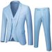 Men's Clothing Suit Two Piece Slim Suit Business Professional Formal Wear Best Man Groom Wedding Dress_viptrois.com