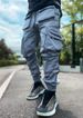 Men's Clothing Casual Pants Black Tapered Leg Loose Pants Straight Ins Trend_viptrois.com
