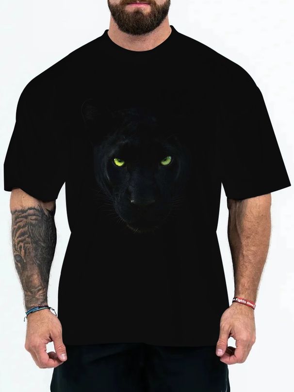Hot Selling 3D Digital Printing Adult Men's T-Shirt Loose Casual Animal Character Pattern Custom_viptrois.com