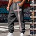 Men's Heavyweight Fleece-Lined Joggers – Winter-Ready Polyester Cargo Pants With Brushed Thermal Lining (Army Green/Charcoal/Navy, S-Xxxl)_viptrois.com