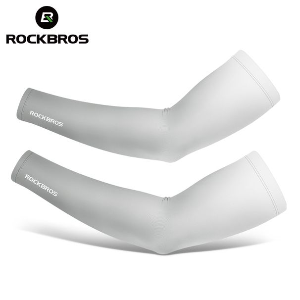 ROCKBROS Arm Sleeve UV Schutz Radfahren Hülse Sommer Quick Dry Atmungsaktiv Fitness Angeln Sonnencreme Sport Tragen Arm Ärmeln_viptrois.com