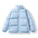 Padded Clothes For Men And Women Loose Stand-up Collar Padded Jacket Warm And Thickened Casual Padded Clothes Couple Jacket_viptrois.com