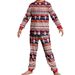 Christmas family dress Snowman Deer Christmas family dress printed home dress pajamas set_viptrois.com