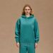 Men's Oversized Fleece-Lined Hoodie – 350GSM Heavyweight Streetwear Pullover, Drop Shoulder, Ribbed Hem (S-2XL)_viptrois.com