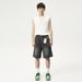 Men's Clothing Summer Ink Splashed Design Loose Wide Leg Black And Gray Jeans_viptrois.com