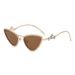 New Cat Eye Diamond Studded Sunglasses INS Celebrities' Same Style Personalized Fashion Sunglasses_viptrois.com