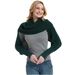 Unisex Scarf cape Solid color acrylic wool knitted scarf with sleeves_viptrois.com