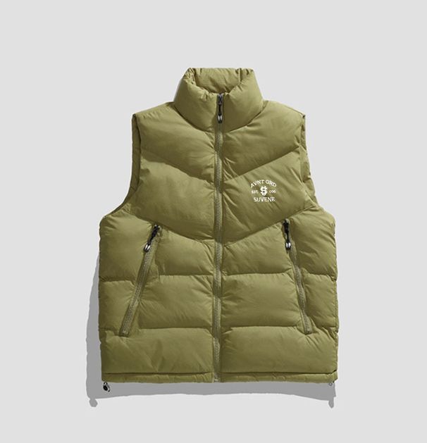 Men's Clothing Men's Fashion Brand Y2K Down Cotton Vest Street Fashion Matching Vest Jacket_viptrois.com