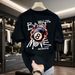 Men's Clothing Pure Cotton Printed Short Sleeved Trend Casual Round Neck T Shirt_viptrois.com