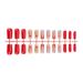 New Christmas Wearable Nails Glitter Antlers False Nails Wearable Nail Art Patches Nail Art Nails_viptrois.com