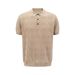 Men's Clothing Shirt Men New Summer Breathable Versatile Casual Short Sleeved Knitted Top_viptrois.com