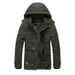 Winter New Men's Fleece Thickened Jacket Medium And Long Hooded Jacket_viptrois.com