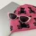 Pink cat eye sunglasses for women, brown summer, high end new sunglasses for men, sun protection, internet celebrity, retro fashion glasses_viptrois.com