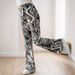 Mother & Kids INS Girls Comfortable Elastic Tie Dye Leggings Slim High Waist Sports Pants_viptrois.com