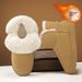 Northeast -40 Degree Cold-Proof Snow Boots For Men 2025 Winter New Style Fleece-Lined Thickened Sheepskin Integrated_viptrois.com