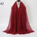 Hot Selling Cotton Linen Women's High-End Warm Spring Summer Solid Color Sun Protection Silk Muslim Headscarf Scarf_viptrois.com