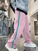 Men's Oversized Drop-Crotch Pants – Streetwear Joggers With Drapery Effect (Pink, Yellow, Black, Army Green, S-XXXL_viptrois.com