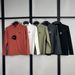 26 Spring, Autumn, Winter New Luxury Men's Polo Collar Long Sleeve Fleece-Lined Base Layer Business Casual Warm Top_viptrois.com
