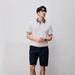 Light Business Old Money Style Color-blocked Polo Shirt For Men, New Summer Casual Easy-care Short-sleeve T-shirt With A_viptrois.com