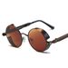 Unisex Steampunk Fashionable Round Retro Glasses Trendy Trendy Sunglasses For Men And Women_viptrois.com