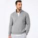 Men's Quarter-zip Stand-up Neck Sweater, Casual Long-sleeved Men's Winter And Autumn Thermal Top_viptrois.com