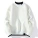 Pure Cross-Border Foreign Trade Dropshipping Autumn Winter Men's Knitted Two Pieces Hot-Selling Cashmere Youth Fashion_viptrois.com
