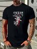Vintage Sixx AM Band Men T-shirt Black Cotton Tee All Size S-4XL Shirt Fan JJ827 Fashion Top For Everyday Wear Comfortable Stylish_viptrois.com