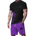 Men's Tropical Print Short Sleeve Shirt - Loose Fit Hawaiian Beach Shirt For Vacation & Summer | Lightweight Breathable Fabric | Casual Resort Wear_viptrois.com