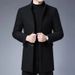 Loom Loom In Stock Hot-Selling European American Foreign Trade Autumn And Winter Wool Mid-Length Trench Coat Men's_viptrois.com