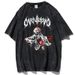 Men's Clothing T Shirts T Shirts T Shirts Angel Street Print Y2K Tops Retro Summer Short Sleeves Graphic Gothic_viptrois.com