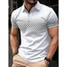 Men's Clothing Golf Shirt Zipper Polo Shirt Casual Short Sleeve Summer Street Wear_viptrois.com