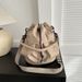 Women's Bucket Bag Cool Personality Fashion Casual Large Capacity Oxford Cloth Hand Drawstring Single Shoulder Crossbody Bucket Bag_viptrois.com