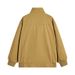 Men's Clothing Oversized Workwear Jacket - 100% Cotton Stand Collar Coat With Multi-Pockets, American Vintage Style For Autumn & Spring_viptrois.com