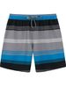 Loose Surf Printed Plus Size Men's Four-Quarter Beach Shorts With Inner Lining_viptrois.com