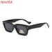 Fashion Square Frame Women's Polarized Sunglasses Rice Nail Design Fashionable And Simple High End Sense T1294_viptrois.com