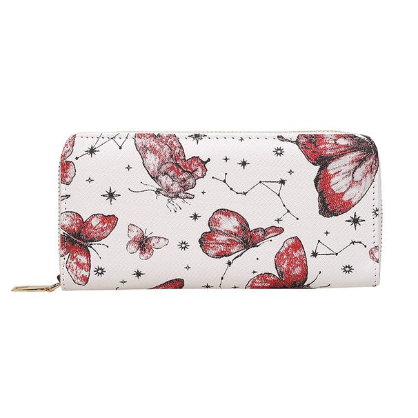 Women’s Bags New Autumn And Winter Women's Wallet National Style Fashion Large Capacity Printed Butterfly Coin Purse Female Texture Clutch Bag_viptrois.com