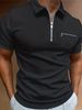 boy Cross-Border European And American Clothing Plus Size Summer Men's Thin Solid Color Short Sleeve Polo Shirt Turn-Down_viptrois.com