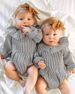 Kids' Clothing Long Sleeved Striped Romper_viptrois.com
